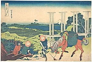 冨嶽三十六景　武州千住|Senju in Musashi Province (Bushū Senju), from the series Thirty-six Views of Mount Fuji (Fugaku sanjūrokkei)