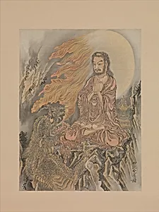 釈迦降魔図|Shakyamuni Subjugating Demons