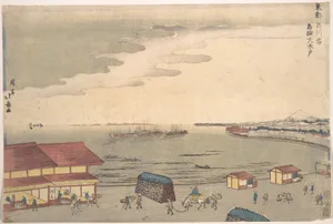 Shore Scene Showing European Influence