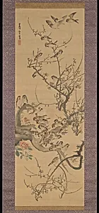 梅雀図|Sparrows in a Plum Tree