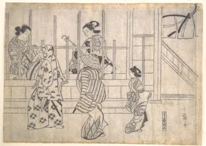 Street Scene in Yoshiwara