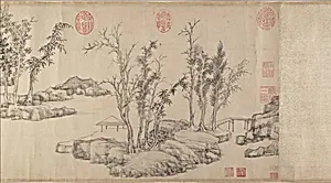 明 文徵明 東林避暑圖 卷 |Summer retreat in the eastern grove