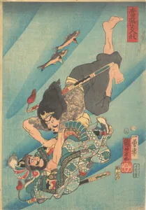 Tanmeijirō Genshōgo Fighting Under Water