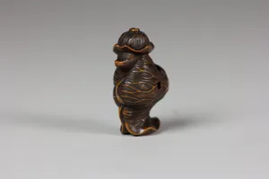 Tanuki in a Lotus Leaf