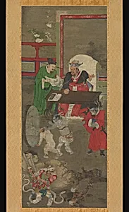 金處士筆　十王図の内|Ten Kings of Hell by Jin Chushi