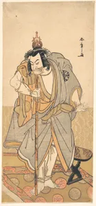 The actor Nakamura Nakazo as a rokuju-rokubu (pilgrim to Buddhist temple)