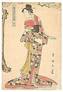 The Actor Onoe Matsusuke in the Role of Lady Iwafuji