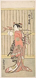 The Actor Yamashita Kinsaku in the Role of Mutsuhana