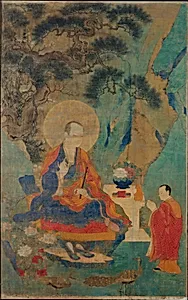 明 佚名 羅漢圖 軸|The Arhat Vajraputra by Unidentified artist