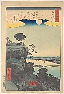 近江八景　石山秋月|The Autumn Moon on Ishiyama by Utagawa Hiroshige