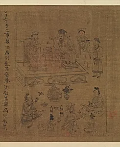 北宋　李公麟　孝經圖　卷|The Classic of Filial Piety