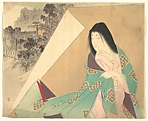 The Daughter Manju, illustration from Bugei Kurabu (Literary Club)