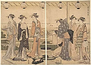 南四季 夏景|The Four Seasons in Southern Edo: A Summer Scene (Minami shiki; Natsu [no] kei) by Utagawa Toyokuni I