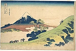冨嶽三十六景　甲州犬目峠|The Inume Pass in Kai Province (Kōshū Inume tōge), from the series Thirty-six Views of Mount Fuji (Fugaku sanjūrokkei) by Katsushika Hokusai