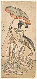 The Third Segawa Kikunojo as a Woman Dancing in a Shosa Act