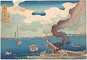 Toto Mitsumata no zu|Picture of Mitsumata by Utagawa Kuniyoshi