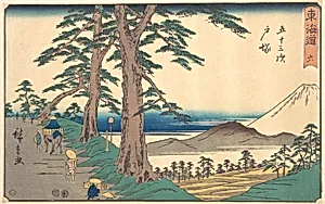東海道五十三次　戸塚|Totsuka by Utagawa Hiroshige