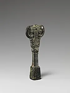 戰國 青銅琴軫鑰|Tuning key