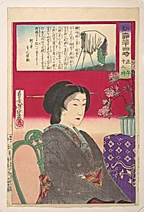 新柳二十四時 午前十二時|Twenty-Four Hours at Shinbashi/Yanagibashi: 12 Noon. (Shinyanagi nijūyo-ji, gozen jūni-ji)