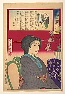 新柳二十四時 午前十二時|Twenty-Four Hours at Shinbashi/Yanagibashi: 12 Noon. (Shinyanagi nijūyo-ji, gozen jūni-ji)