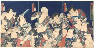 Utagawa's Lifetime Masterpiece, from the Japanese version of the Shuihu Zhuan