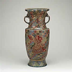Vase with Depiction of Bugaku Dancer