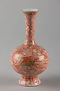 Vase with phoenix