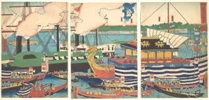 東都芝浦之風景|View of Shibaura, from the series Eastern Capital (Tōto, Shibaura no fūkei)