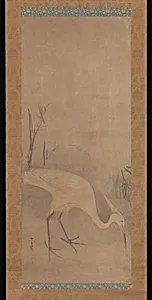 俵屋宗達筆　白鷺図|White Heron