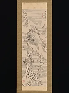 池大雅筆　倣郭忠恕風雪景山水図|Wintry Landscape, in the Style of Guo Zhongshu