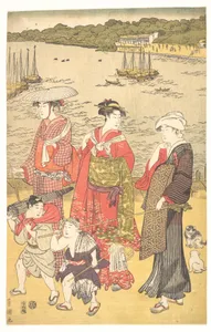 Women at Takanawa Beach