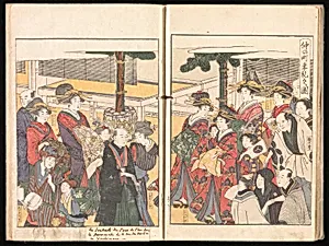 青楼繪本年中行事|Yoshiwara Picture Book of New Year’s Festivities (Seirō ehon nenjū gyōji) 青楼繪本年中行事 by Kitagawa Utamaro 喜多川歌麿