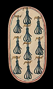 10 of Tethers, from The Cloisters Playing Cards