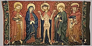 Altar Frontal with Man of Sorrows and Saints