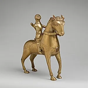 Aquamanile in the Form of a Soldier on Horseback