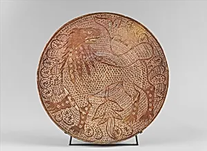 Dish with Lion