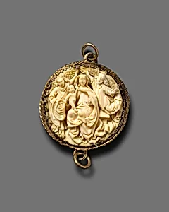 Pendant with the Coronation of the Virgin