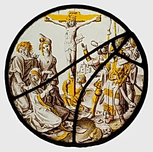 Roundel with the Crucifixion
