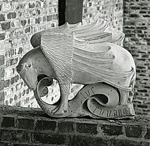 Sculpture of a Winged Ox
