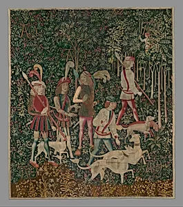 The Hunters Enter the Woods (from the Unicorn Tapestries)