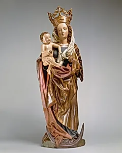 Virgin and Child on a Crescent Moon