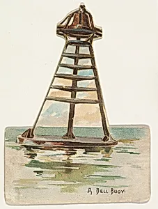 A Bell Buoy, from the Lighthouses series (N119) issued by Duke Sons & Co. to promote Honest Long Cut Tobacco by The Giles Company|W. Duke, Sons & Co.