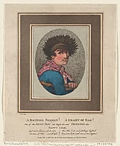 A British Seaman! A Heart of Oak! by Thomas Rowlandson|Alfred Mills|Rudolph Ackermann, London