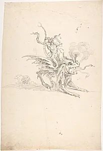 A Fury Riding on a Monster