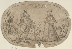 A Gentleman and a Lady, from Das Bossenbüchlein