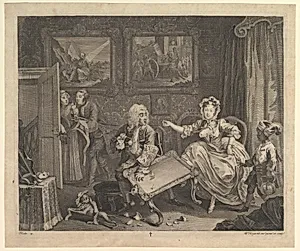 A Harlot's Progress, Plate 2 by William Hogarth