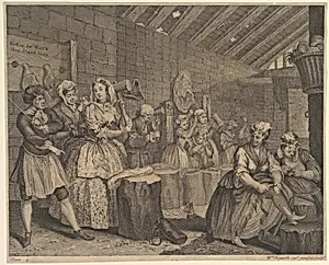 A Harlot's Progress, Plate 4 by William Hogarth