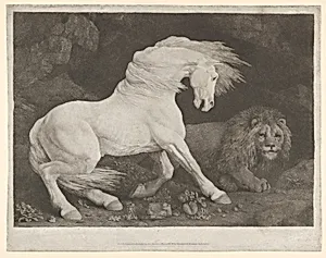 A Horse Affrighted at a Lion