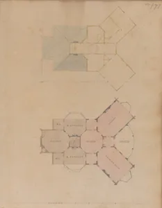 A. J. Davis, Scrapbook III: Hut Cottages, Villas and Dwelling Houses, in Town and Country