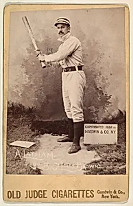 A. Latham, 3rd Base, St. Louis Browns, from the series Old Judge Cigarettes by Goodwin & Company